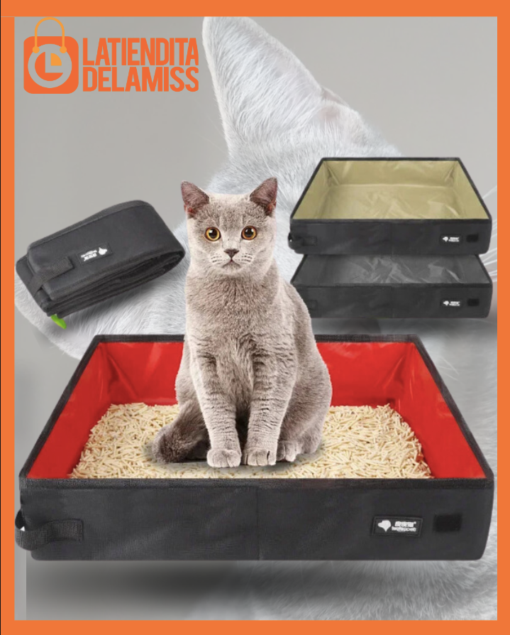 Caja de arena  portátil e impermeable para gatos™